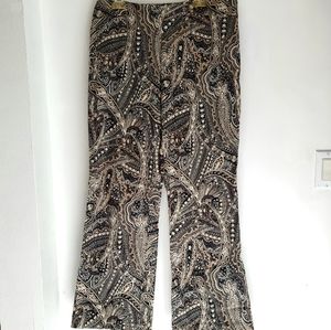 🧞‍♀️Women's George Stretch paisley pants. 14 tall